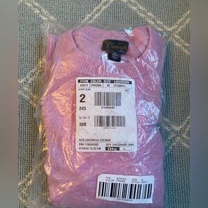 NWT Girls Size M J. Crew Crewcuts Cashmere sweater